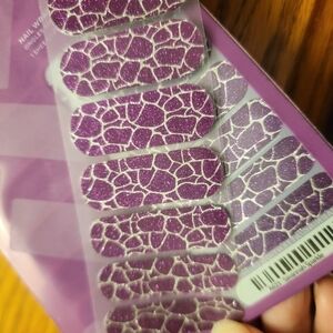 Jamberry Savannah Sparkle nail wraps 1 1/2 sheets
